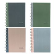 Тетрадь 120л., А5, «Monocolor. Double», твердая обложка,  клетка, матовая ламинация, на гребне, BG  ТТ5гр120_лм 12748