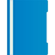 Скоросшиватель пластиковый с прозрачным верхом, синий , Бюрократ, PS20blue 120/160мкм 816295