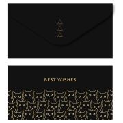Конверт   для денег MESHU «Best wishes», 85*164мм, мат. ламинация, фольга MS_55133