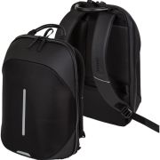 Рюкзак подростковый «deVENTE. Cyber» черный 46x30x17,5 см, текстильный формованный, 1 отд.на молнии. упл спинка 7032489