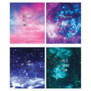 Тетрадь 48 л. «Стиль. Star dreams», матовая ламинация, тиснение фольгой Спейс Т48кФМЛ_34345
