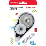 Корректирующая лента  deVente 5мм*40м, блистер, фронт. аппликатор, прозрачный 4062337