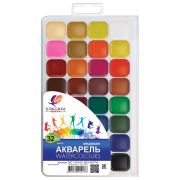 Краски акварельные 32цв  Классика медовые б/к  Луч  26С1579-08