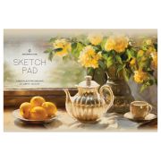 Альбом для рисования 40л., А4,  Greenwich Line «Flowers and tea», 120г/м2, PS40s-59517