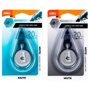 Корректирующая лента 5мм х 20м Deli Mute EH361 ассорти корпус блистер EH361