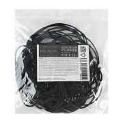Резинка банковская 50гр D-60мм deVENTE. «TOTAL BLACK» , черный, пакет 4152400