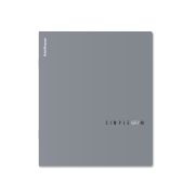 Тетрадь 48л. кл.  Erich Krause «Simple Color», серый, ламинация soft-touch 63321