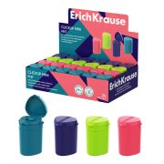 Точилка пласт. Erich Krause «ClickUp Mini, Reef» 1 отверстие, с контейнером, ассорти, дисплей 60063