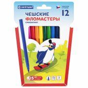 Фломастеры 12цв.  Centropen карт уп конверт 7790/12-ТР