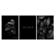 Тетрадь 96л., А4, клетка BG «Just black», soft-touch ламинация, выб. лак Т4гр96_лс_вл 08659