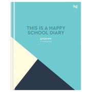 Дневник 1-11 кл. «Happy diary blue», твердая обложка, глянцевая  ламинация,  BG Д5т40_лг 64753