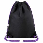Мешок для обуви 1 отделение BRAUBERG плотный, карман на молнии, подкладка, 43х33 см, «Neon Purple», 271626