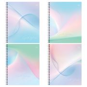 Тетрадь 96л. А5, клетка BG «Облака нежности», soft-touch ламинация, на гребне,  Т5гр96_лс 57655