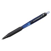Ручка шариковая масляная автоматическая с грипом UNI (Япония) «JetStream», СИНЯЯ, корпус синий, узел 0,7 мм, линия письма 0,35 мм, SXN-101-07 BLUE