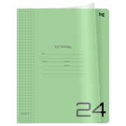 Тетрадь 24л., клетка BG «UniTone.Green», пластиковая обложка, Т5ск24_пл 08957