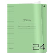 Тетрадь 24л., линия BG «UniTone. Green», пластиковая обложка, Т5ск24_пл 08961