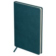 Ежедневник недатированный А5  «Pattern. Dark teal», бирюзовый, твердый переплет, кожзам,  BG DuA5_61139