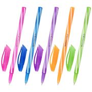 Ручка шариковая BRAUBERG KIDS «TWIST», СИНЯЯ, масляная, корпус ассорти, пишущий узел 0,7 мм, линия письма 0,35 мм, 144104