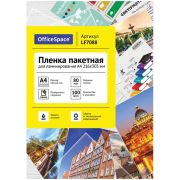Пленка для ламинирования А4 OfficeSpace 216*303мм, 80мкм, глянец, 100л LF7088