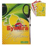 Бумага цветная 10л.10цв. Альт Фрукты 11-410-151