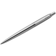 Ручка гелевая Parker «Jotter Stainless Steel CT» черная,  0,7мм, кнопочный механизм, подарочная  упаковка 2020646