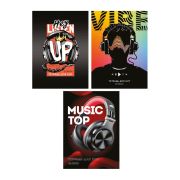 Тетрадь для нот  А4 (вертик.) Music vibe Спейс ТдНв32скб_45343