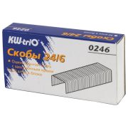 Скобы для степлера KW-Trio №24 1000 шт/20/400 0246 Тайвань 812051