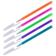 Ручка шариковая Luxor «Stick Neon» синяя, 1,0мм, корпус ассорти 1230/48BX