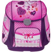 Ранец MagTaller Ezzy II, SEWING HEARTS 38х32х23 см, эргономичная спина, светоотр. элементы спереди, сбоку, на плечевых лямках, вес 900 г., Финляндия 20417-40
