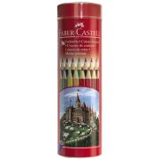 Карандаши 36 цв. Faber Castell метал.кругл. тубус <107>