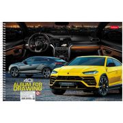 Альбом для рисования 40л.,  Авто Люкс, спираль, перфорация   Хатбер 20151