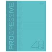 Тетрадь 48л.Hatber, «Progressive», пластиковая обложка, бирюзовая, клетка 48Т5В1