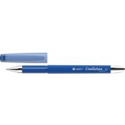 Ручка шариковая синяя 0,7мм., масляные чернила, Lamark Evolution Oilgel покрытие Soft touch GP0643-2BL