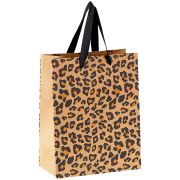 Пакет подарочный бумажный 23*18*10см MESHU «Leopard style», крафт YKm_33044