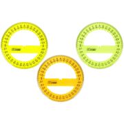 Транспортир 360х10  СТАММ «Neon Crystal», ассорти ТР41