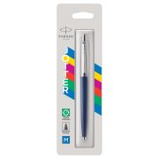 Ручка шариковая PARKER «Jotter Color» 0,7мм, пласт. корп. синий, синяя, блистер RF2123427/CW2123427