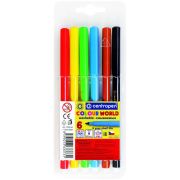 Фломастеры 6цв. Centropen Colour World 7550/0601