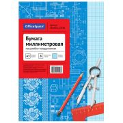 Бумага масштабно-координатная А3 8лист., голубая Спейс 13548