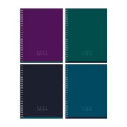 Тетрадь 80л., А5, клетка на гребне BG «Monocolor. Dark» Т5гр80 11107
