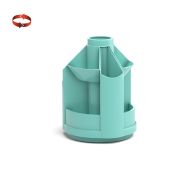 Подставка настольная для пишущих принадлежностей  Erich Krause Mini Desk Pastel, вращающаяся, пластик, мятная  53683