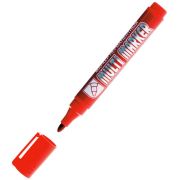 Маркер перманентный  Multi Marker красный  ширина линии  3мм  12/720 CPM-800