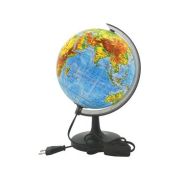 Глобус физический с подсветкой  20см ROTONDO RG20/PH/L , питание от сети