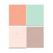 Тетрадь 48л. клетка «One color. Pastel», матовая ламинация, 70г/м2 Greenwich Line N5c48-26085