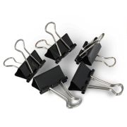 Зажим 19мм 12шт. черный DOLCE COSTO D00117