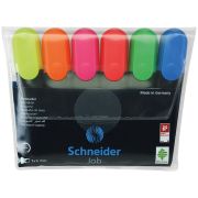 Текст-маркер набор 6цв., неоновые цвета Schneider Job 115096