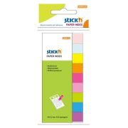 Закладки 50*12мм 9 цветов х 50шт., бумажные Hopax 21689