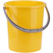 Ведро пластиковое, пищевое OfficeClean, мерная шкала, желтое, 9л 299879