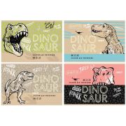 Альбом для рисования 40л., А4, на скрепке BG «Dinosaur»