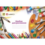 Альбом для рисования 24л., Классика, блок- офсет 160г/м, Lamark 14233