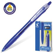 Ручка шариковая Pilot авт. син. 0,7мм BPRG-10R-F-L Rex Grip, толщина линии 0,32 мм Япония